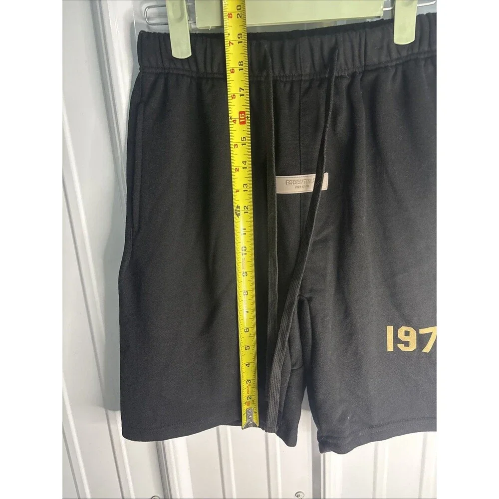 Essentials Fear of God Knit Shorts Black Medium EUC